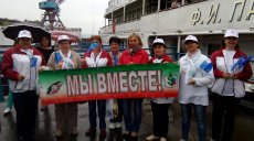 В Тетюшах участников речного круиза встречал профсоюзный актив
