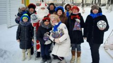 Футбол в валенках