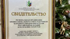 Наша организация внесена в Книгу почета Общероссийского Профсоюза образования