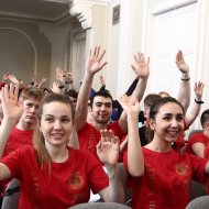 Фотография с репортажа «Республиканский конкурс "Студенческий лидер"»